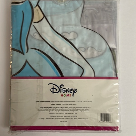 Disney Princess Vinyl Shower Curtain‎ 72x72 NEW - Picture 2 of 3